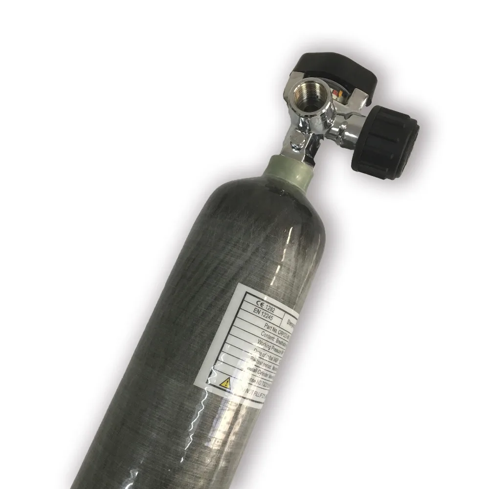 

pcp airsoft air gun rifle use 2L paintball tank composite carbon fiber cylinder with valve for hunting and shooting
