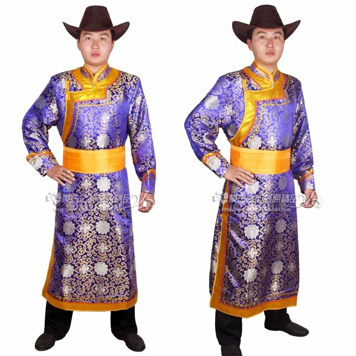 Мужская одежда, монгольский костюм для танцев, Монгольская одежда, abrigo manteau usure de la scene desgaste de la etapa