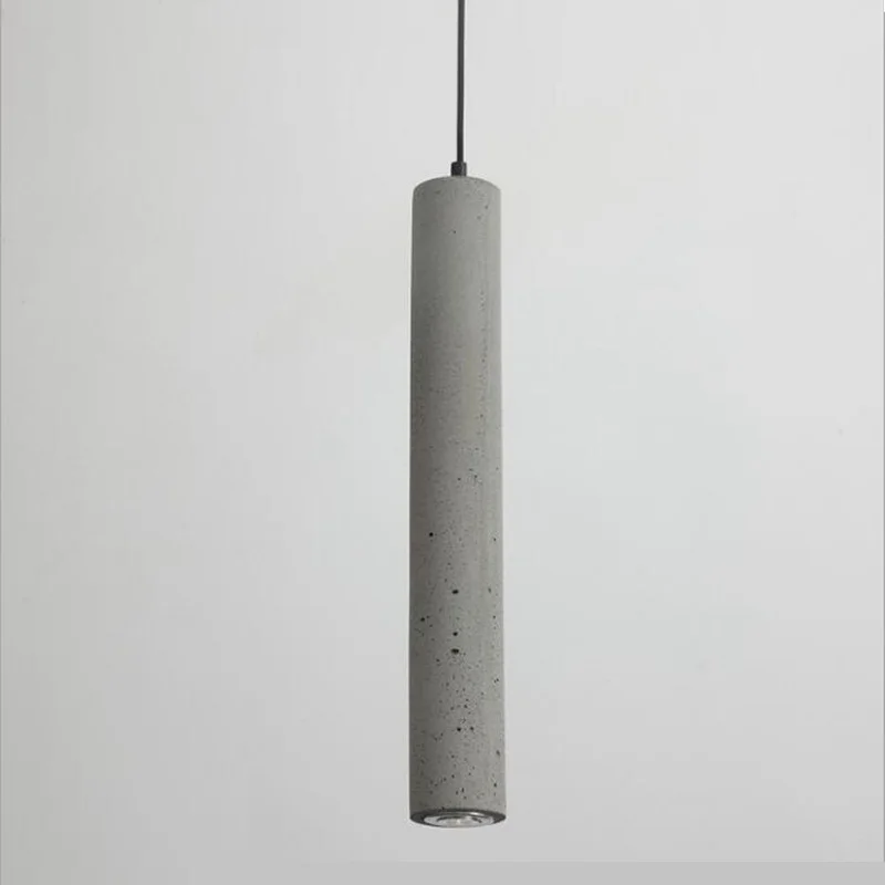 LukLoy Modern Pendant Lights Industrial Lamp Concrete Cement Cylinder Pipe Kitchen Lights Shop Bar Counter Island Lighting (13)