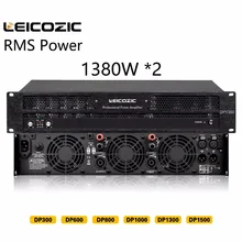 Leicozic DP1300 2 канальный усилитель 1380 Вт+ 1380 Вт RMS 8Ohm Профессиональный усилитель мощности Усилитель стерео звуковая система Профессиональный aduio