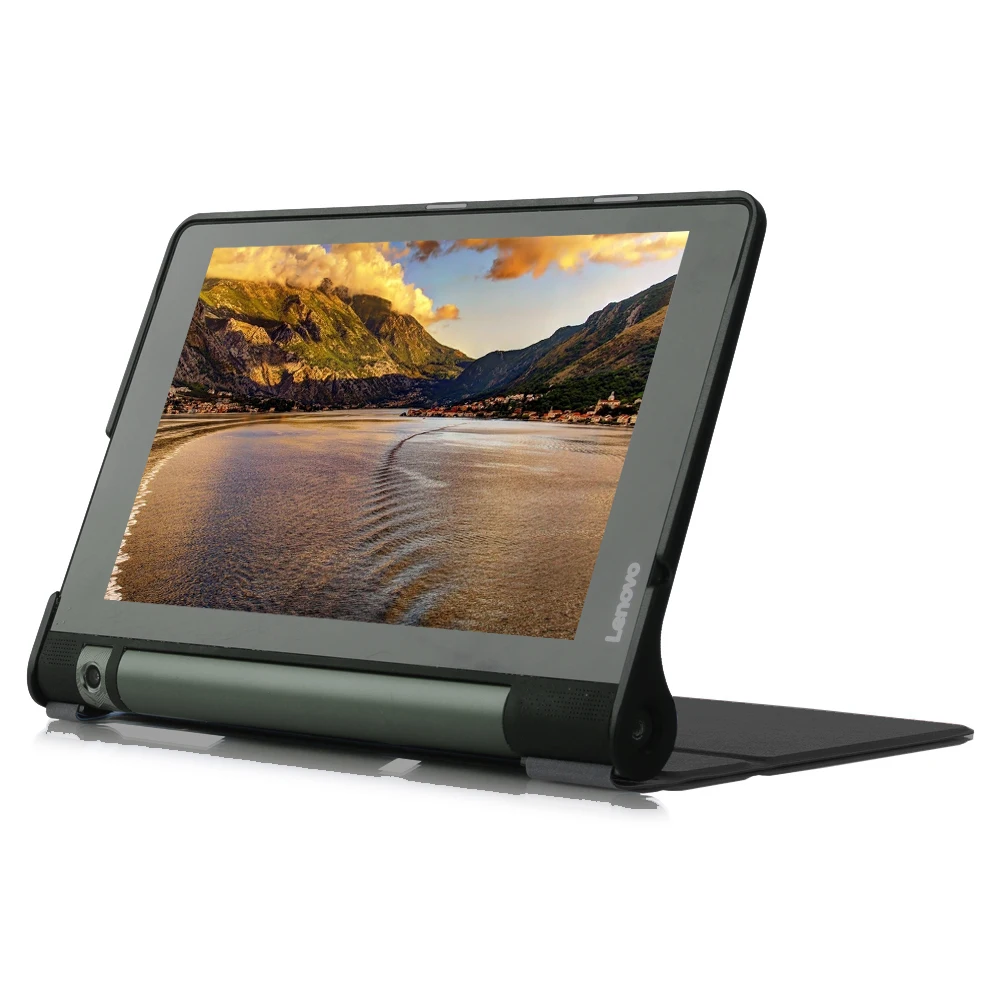 Тонкий из искусственной кожи чехол для lenovo YT3-850F YT3-850M YT3-850L Smart Cover для занятий йогой Tab3 Tab 3 850 8 дюймов планшет