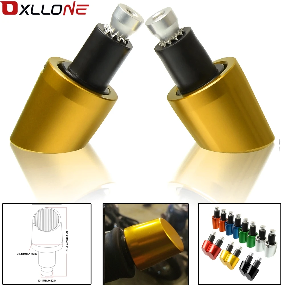 

for KAWASAKI Z1000 Z1000SX ZZR1200 ZZR1400 ZRX1200 VN1500/1700 CNC Aluminum Handlebar Grips ends Bar Ends Handlebar Caps