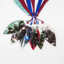 Аниме Токийский Гуль закладки книги водонепроницаемый прозрачный ПВХ пластиковая Закладка Красивая Книга знаки Подарок