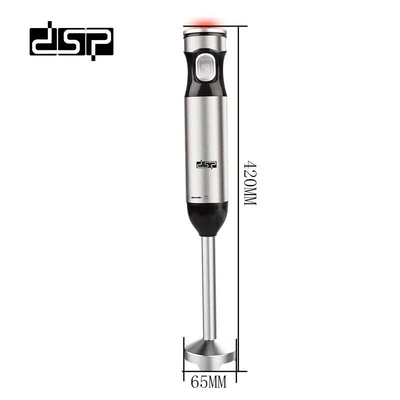 DSP KM1020 миксер 800 Вт электрический ручной блендер переносной Нержавеющей Стали