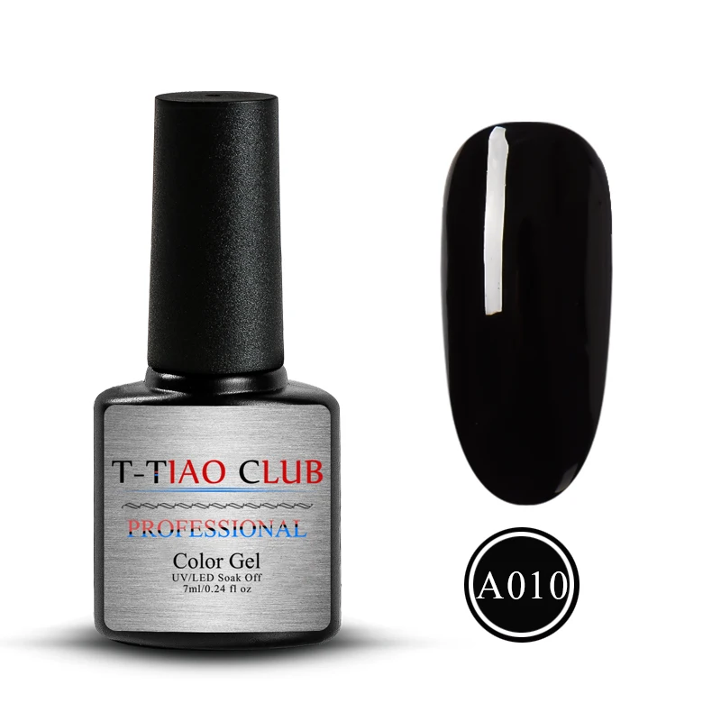 T-TIAO CLUB, 7 мл, синий, черный гель для ногтей с блестками, лак для ногтей, Ультрафиолетовый гибридный, долговечный, впитывающий Праймер, маникюрный Гель-лак для нейл-арта - Цвет: M30306
