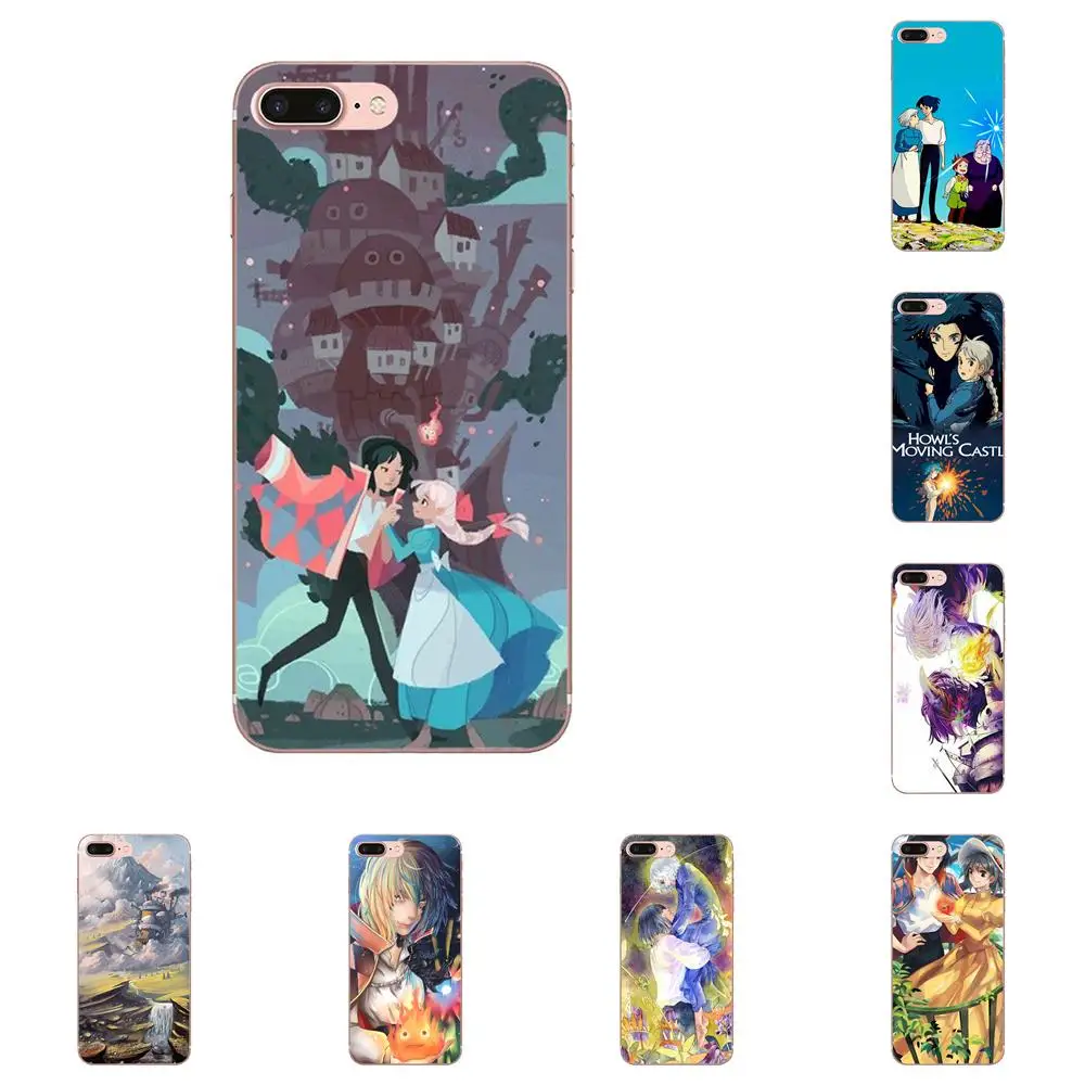 

For Xiaomi Note 3 4 Mi3 Mi4 Mi4C Mi4i Mi5 Mi 5S 5X 6 6X A1 Max Mix 2 TPU Phone Case Skin Cover Anime Howl's Howls Moving Castle