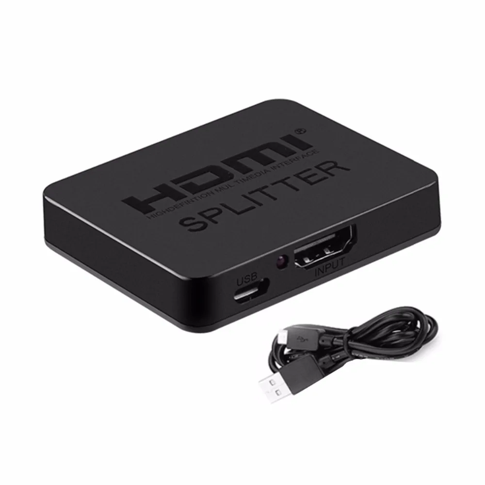 

Dropshipping HDMI Splitter Switcher 3 Port Hub XBox Auto Switch Full HD 1080P Video 1 In 2 Out Amplifier Display