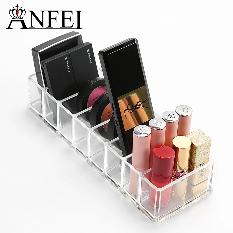 

ANFEI 8 Grids Exquisite Beauty Acrylic Eye Shadow Organizer Clear Plastic Blush Makeup Organizer Cute Palette Organizer C221