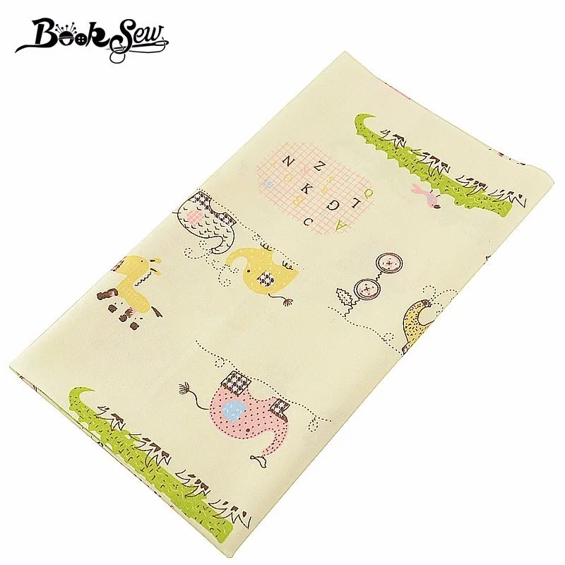 Booksew 100% хлопчатобумажная саржевая ткань для шитья четверть толстых текстиль
