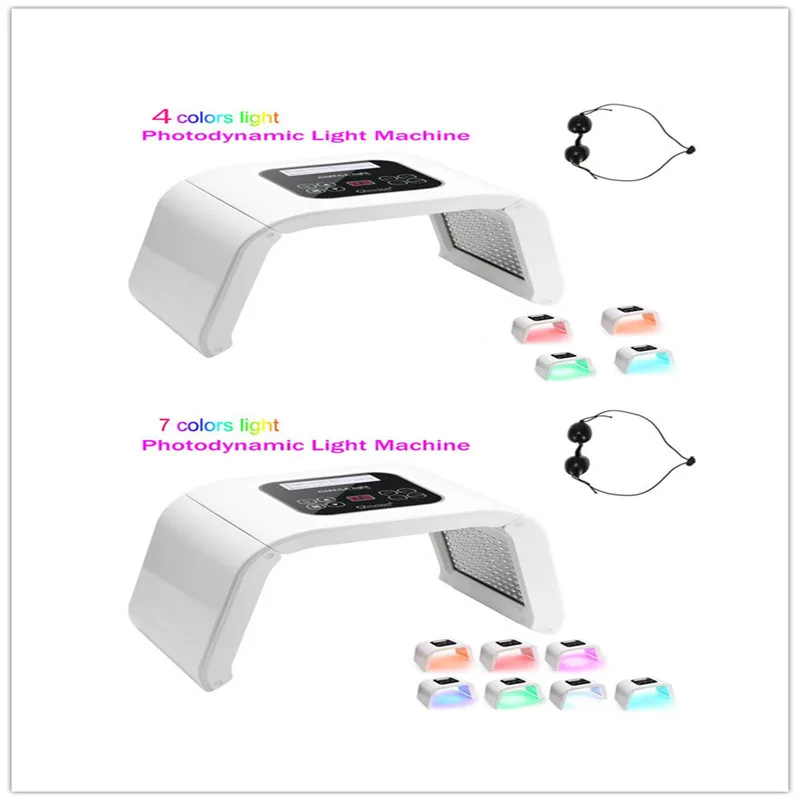 

4 Color / 7 Color PDT LED Light Beauty Photodynamic Lamp Acne Treatment Skin Rejuvenation MachineSkin Anti-Wrinkle Professional