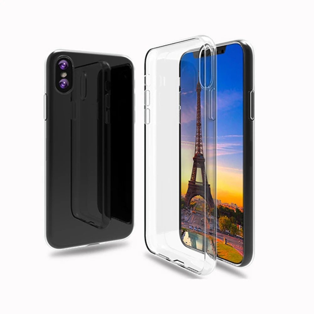 Высокое Качество Ясно мягкий чехол TPU для Apple IPhone X х th прозрачный кристалл сотовый