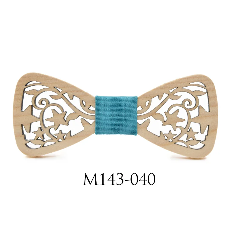 Новое поступление полые деревянные бабочки-Галстуки для мужских свадебных костюмов деревянный галстук-бабочка в форме бабочки узкий галстук - Цвет: 143040