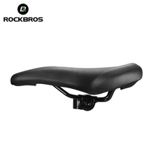 ROCKBROS Bicycle Saddle Soft Comfortable Soft Breathable Anti-shock Thicken Cushion MTB Mountain Road Bike Saddle Skidproof rockbros breathable round bow bike saddle bicycle