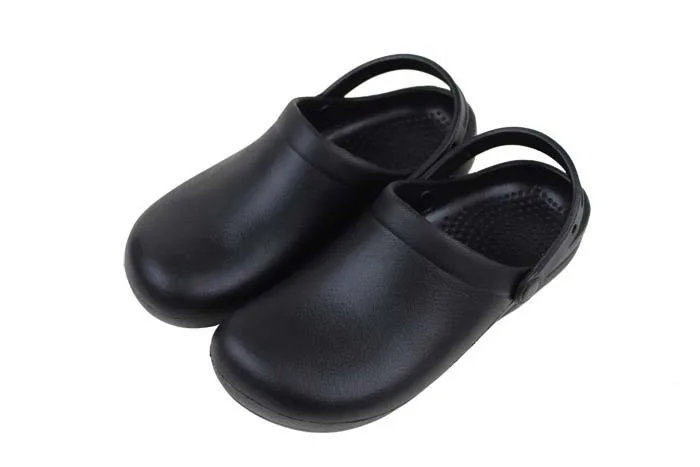 WAKO/Профессиональная обувь шеф-повара/Больница; противоскользящая хирургическая обувь из ЭВА; Мужская обувь для повара; хирургическая скрубливаемая обувь; черная обувь