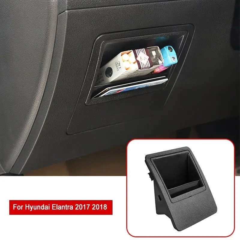 

2019 Interior Car Left Storage Box Handle Cover Trim ABS Fits For Hyundai Elantra 2017-2018 Interior Mouldings Stowing Tidying