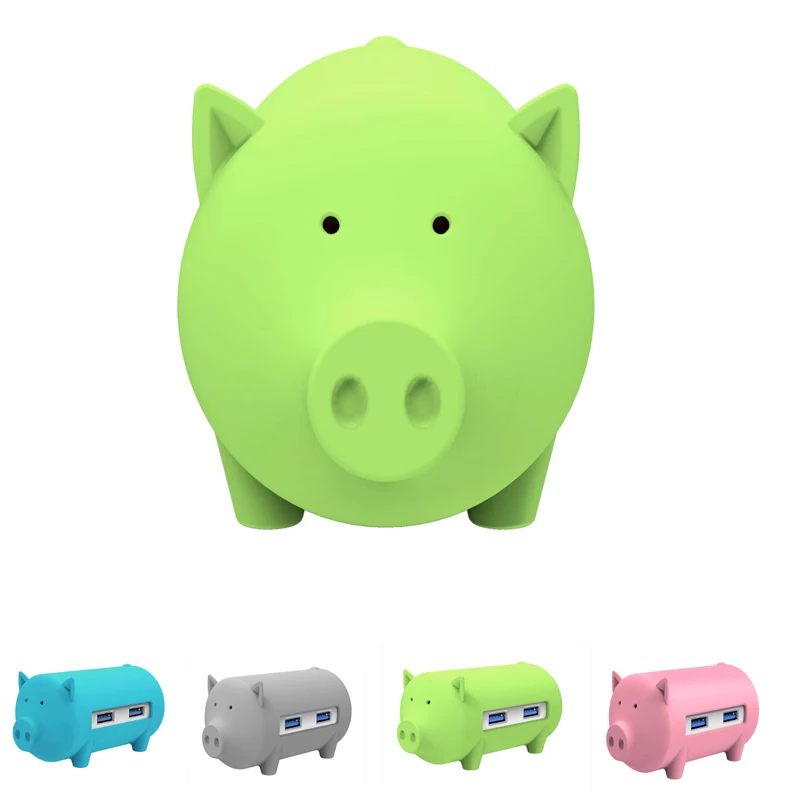ORICO Cute Pig HUB Multi function USB3 0 OTG Hub 3 USB Ports and TF SD