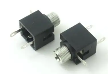 1000pcs lot PJ-301M 1/8 3.5mm Female MONO Audio Switched Socket Panel Jack adapter