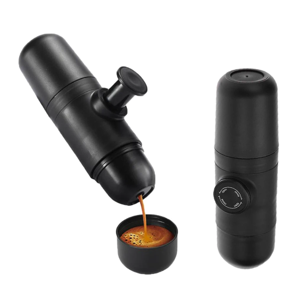 

Outdoor Mini Coffee Machine Manual Portable Coffee Maker Espresso Handheld Pressure Espresso Coffee Maker for Home Office Travel
