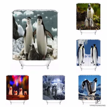 

Custom Emperor Penguins Shower Bath Curtain Mildewproof Waterproof Polyester Various Sizes#0421-21-25