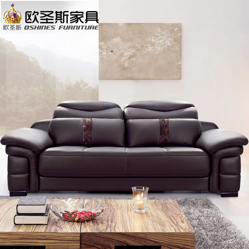 

2019 New Design Italy Modern Leather Sofa Soft Comfortable Livingroom Genuine Leather Sofa Real Leather Sofa Set 321 Seat L29AA