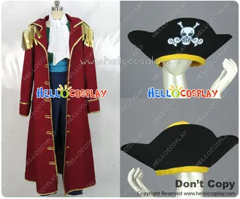 

One Piece Gol D. Roger Cosplay Costume Pirate Hat H008