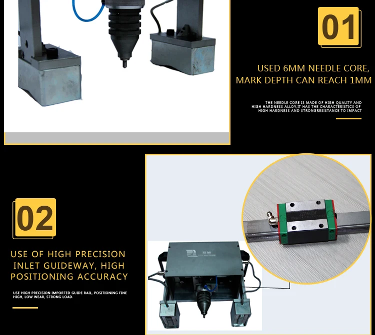 Глубина маркировки металла портативная Пневматика игольчатая маркировка машины