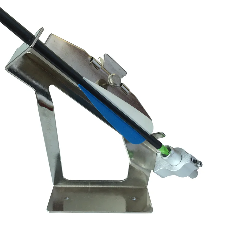 Fsskgx Fletching Jig, Steel Adjustable Archery Arrow Fletching Jig Feather Stick Tool Accessory Diy Archery Arrows Feathers Vanes