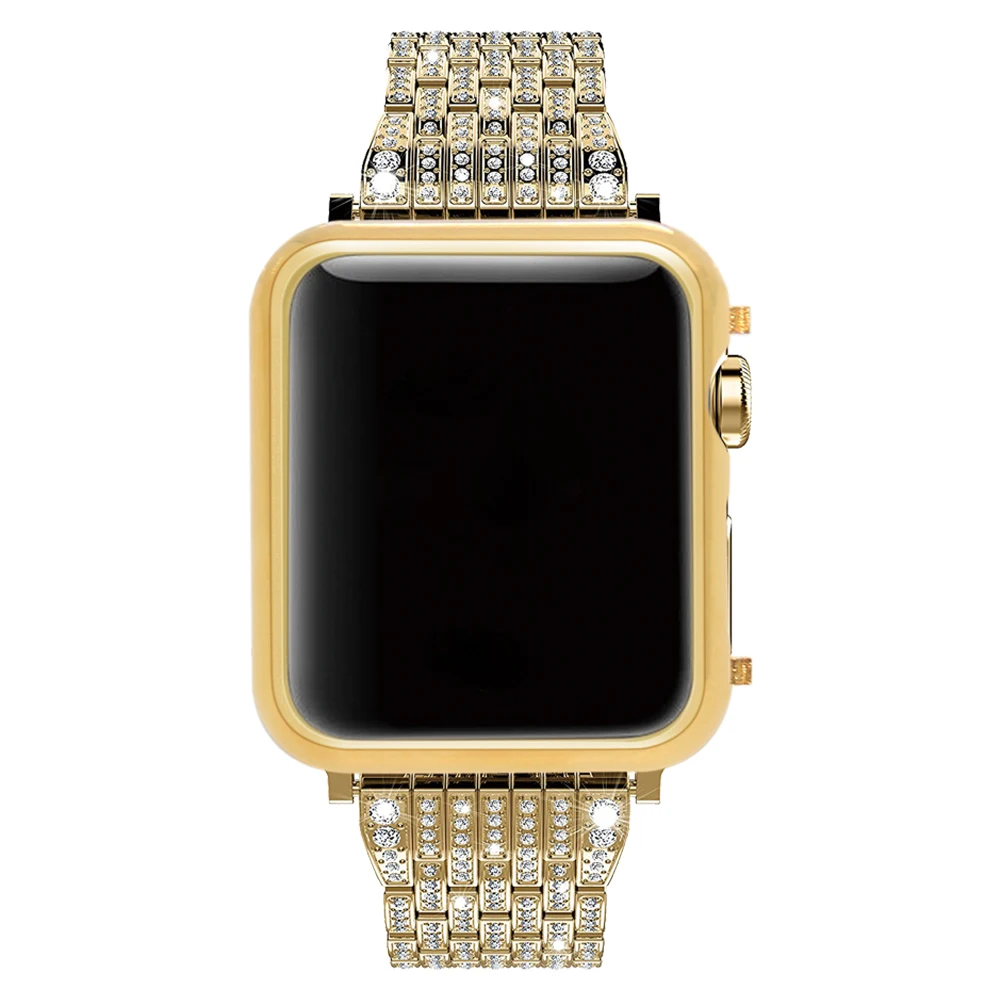Top Quality 44mm Bezel Handwork Steel Metal Rose Gold Case Bezel Compatible Apple Watch Series 4 40mm for Apple Watch Case Top Quality 44mm Bezel Handwork Steel Metal Rose Gold Case Bezel Compatible Apple Watch Series 4 40mm for Apple Watch Case