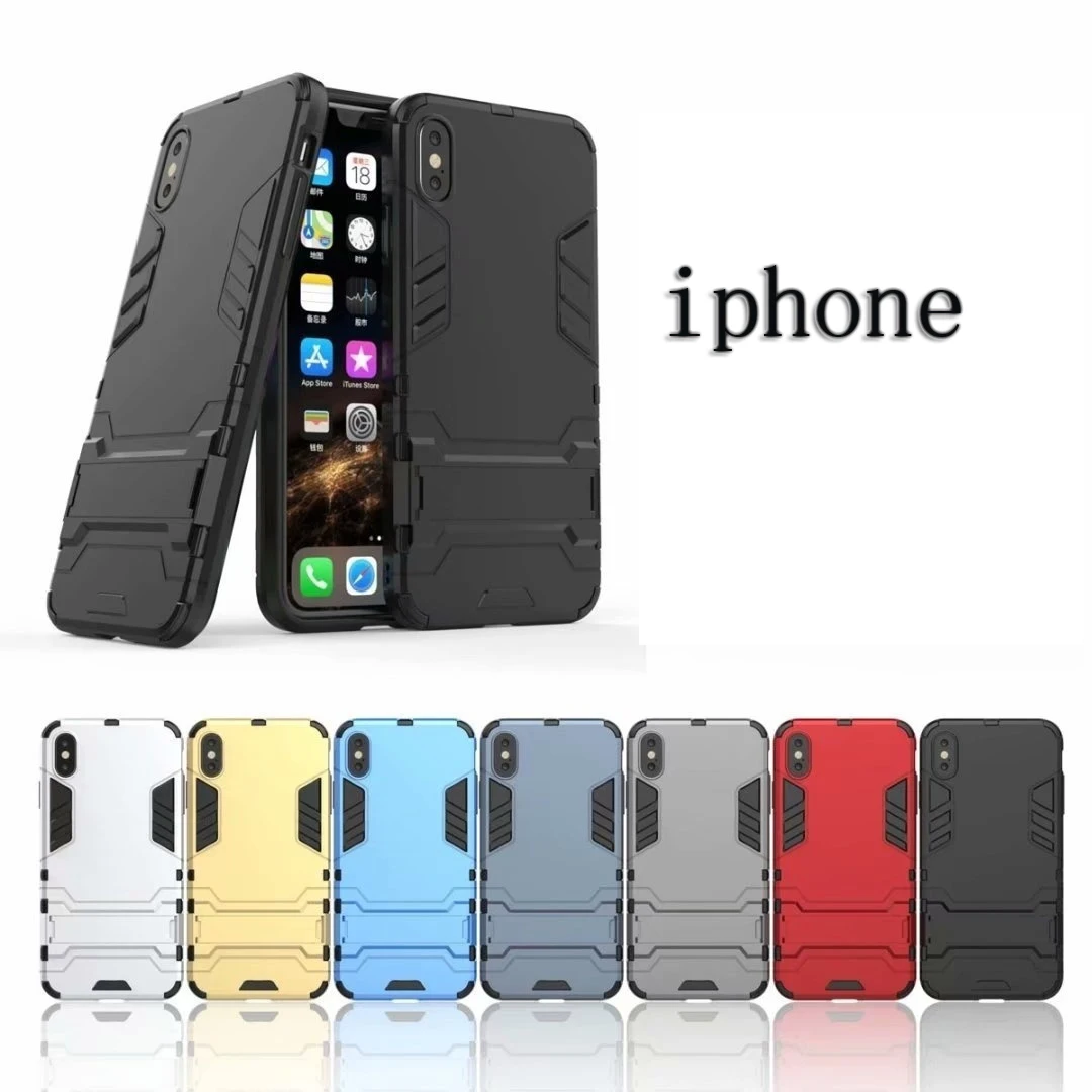 Простой и прочный Броня чехол для Iphone Xr/Xs Max/5S 5C/6 6s Плюс/7/8/8 плюс/X/9/9 Plus Coque Shell |