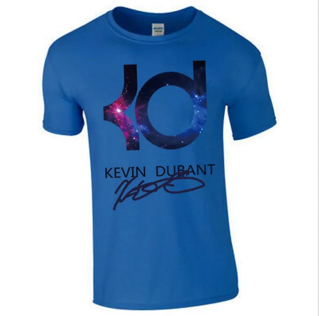 

free shipping Kevin Durant t shirts KD logo man and boys Cotton t shirts Summer 2019 T-shirt M2019