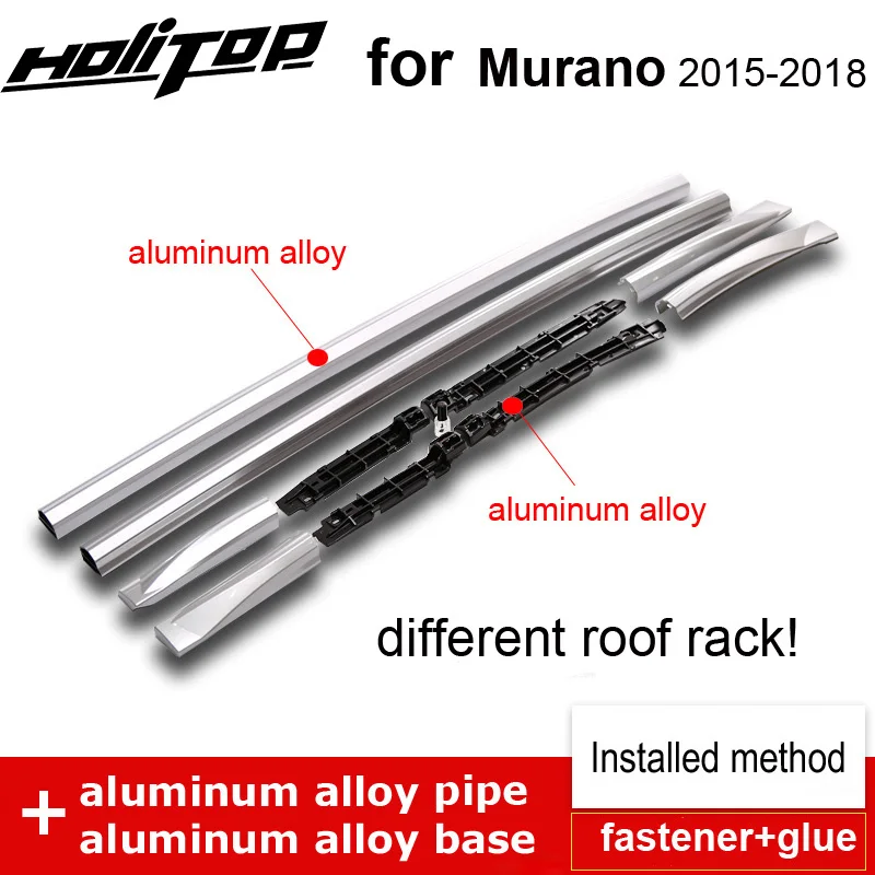 

Hottest for Nissan Murano roof rail roof rack cross roof bar,aluminum alloy body, install by fastener+glue,offer you real wonder