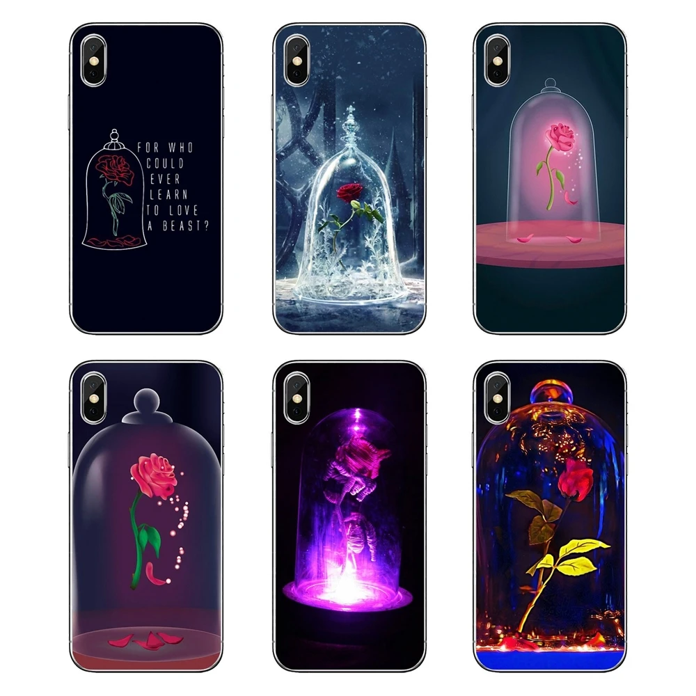 

Silicone Phone Skin Cover Belle Beauty and the Beast Rose Art For Samsung Galaxy A5 A6 A7 A8 A9 J4 J5 J7 J8 2017 2018 Plus Prime