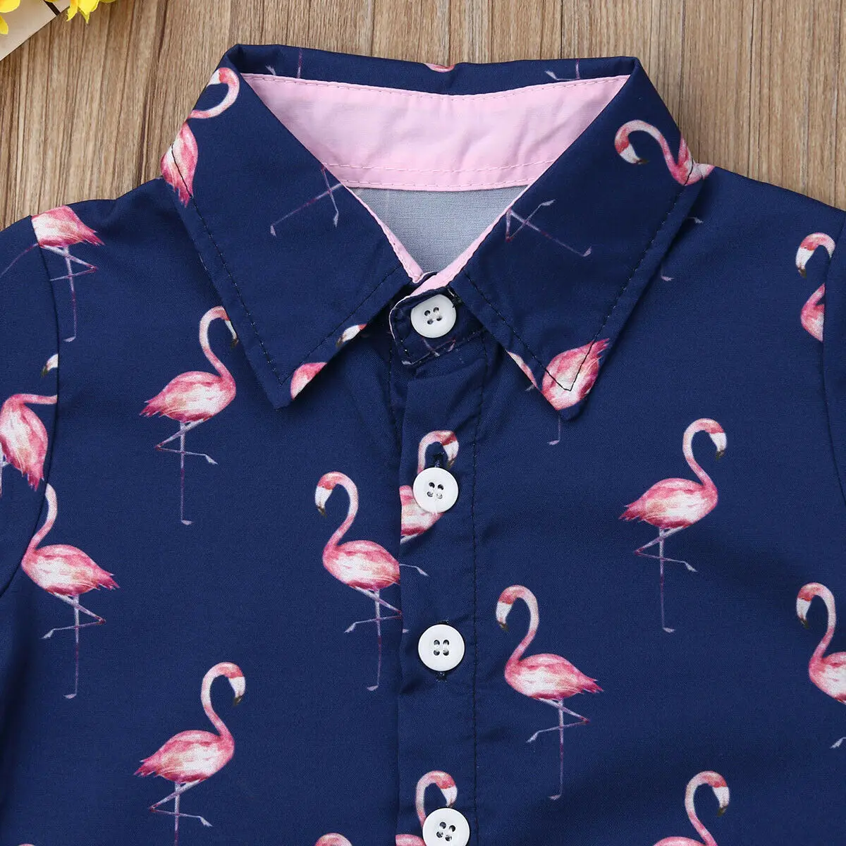 Children Summer Clothing 2PCS Set Toddler Kid Baby Boy Flamingo Tops T-shirt+Shorts Pants Outfits Short Sleeve Clothes 1-6T kids clothes
