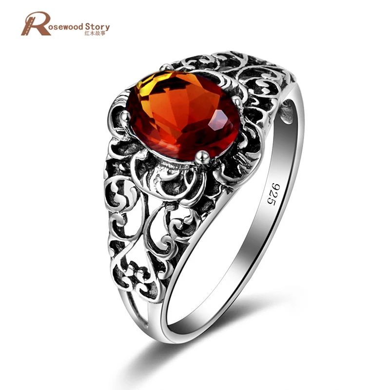 Женское кольцо ручной работы из серебра 925 пробы с коричневым камнем|ring for|rings for