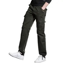 Новинка 2017 года бренд высокое качество зимние мужские брюки, тактические с большим карманом ветронепроницаемая Водонепроницаемая теплая