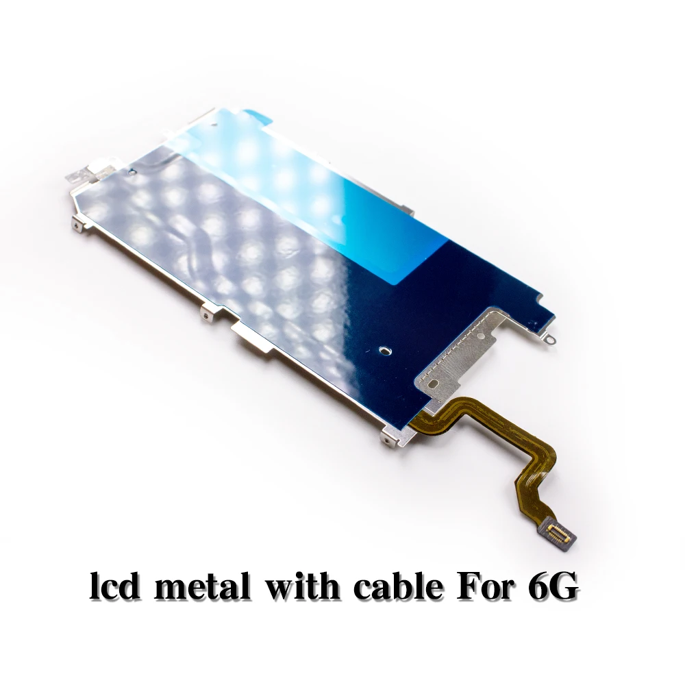 

LCD Screen Back Metal Plate Shield with Home Button Expand Flex Cable Replacment Part for IPhone 6/6 Plus/7/7 Plus/8/8 Plus