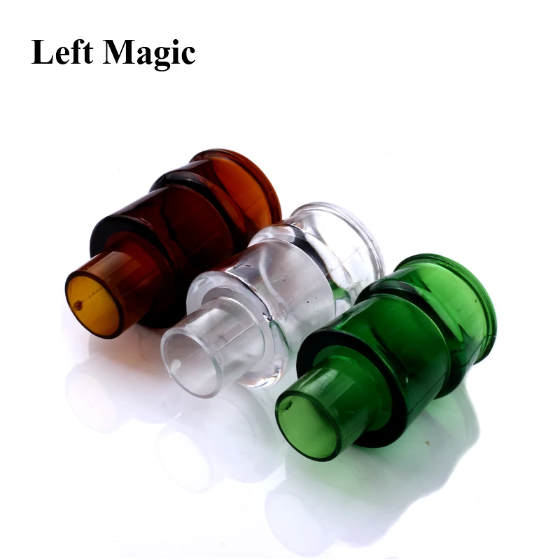 

3 Pcs/Lot Vanish Bottle Magic Tricks Three Color Plastic Bottle Vanishing Wine Bottle Magic Props Close Up Magic Stage Accessor