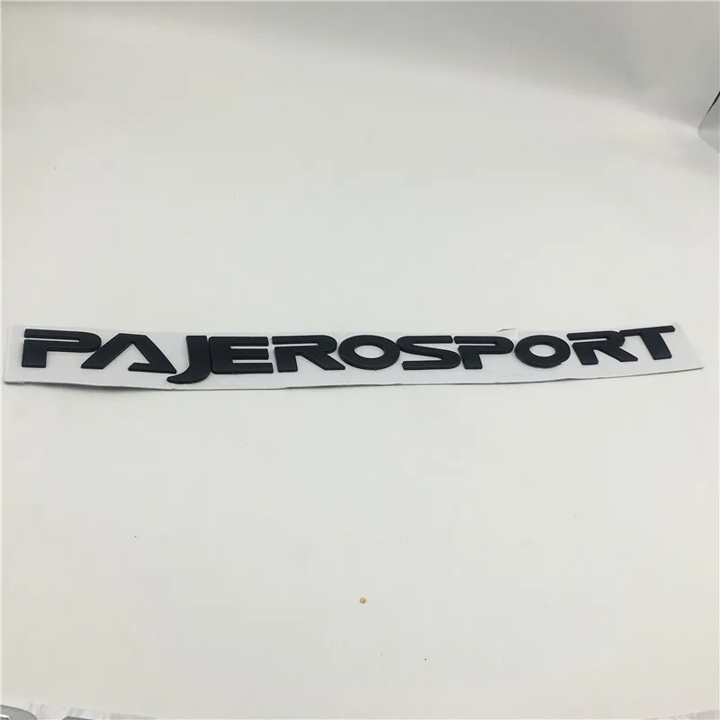 Хром Серебристый для Mitsubishi Pajero Sport логотип на переднюю крышку эмблема значок