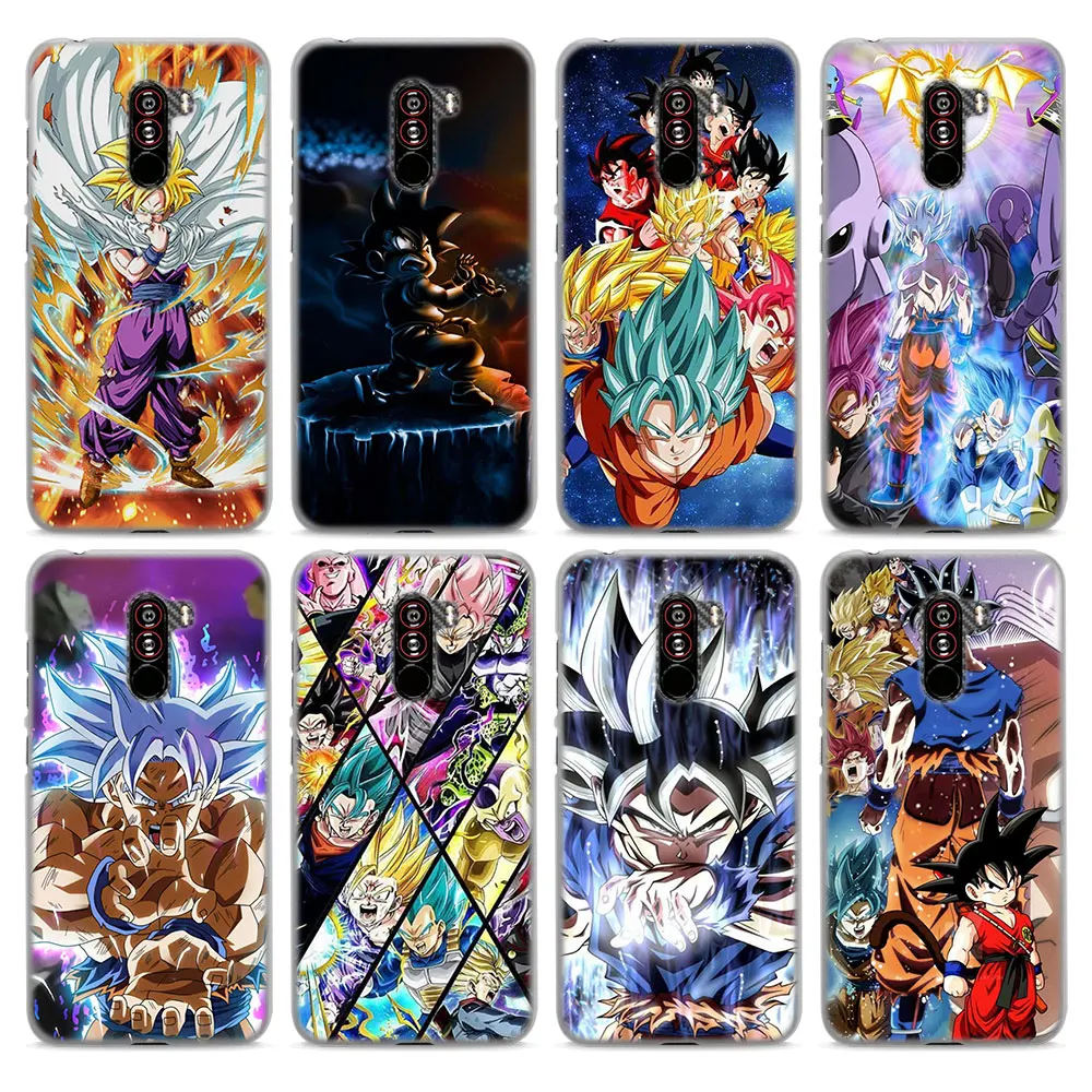 

dragon ball Ultra Instinct Vegeta Pattern hard Transparent Case for POCOPHONE F1 Cover for Xiaomi Redmi S2 6 6A 6Pro/A2 Lite 5 P