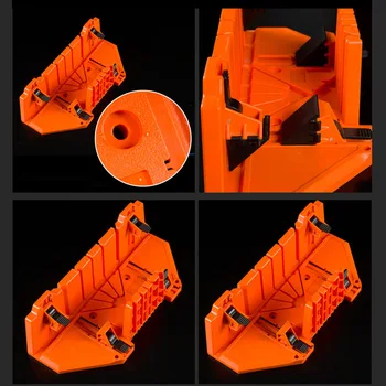 

Wood Angle Cutting Saw 0/22.5/45/90 Degree Clamping Mitre Box Cabinet Case Woodworking Tool TN99