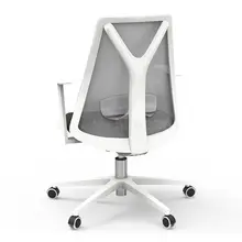 Черно-белый компьютерный стул, стул для дома офиса, стул(кабинетный), задний стул, удобный и долгосрочный стул(кабинетный