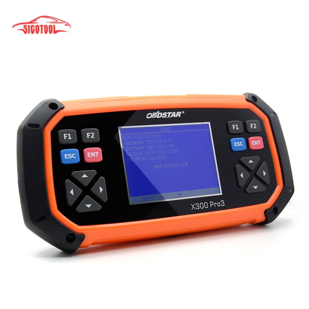 

OBDSTAR X300 PRO3 Key Master OBDII X300 Key Programmer Odometer Correction Tool EEPROM/PIC English Version Update Online