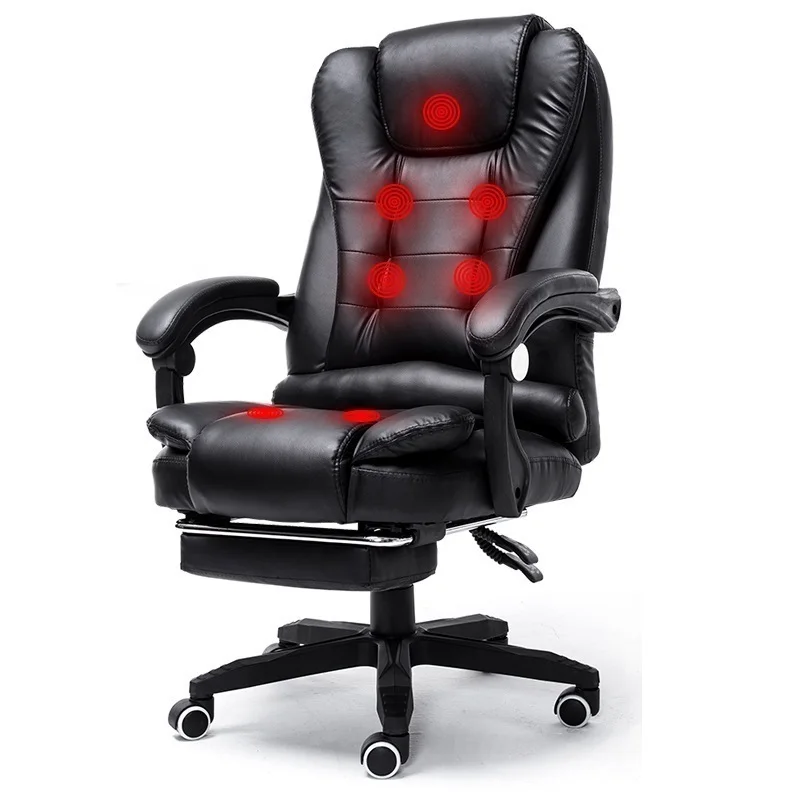 Oficina Boss Stoel Chaise Ordinateur Sedia Leather Silla Cadeira Gamer игровой массажный офисный эргономичный