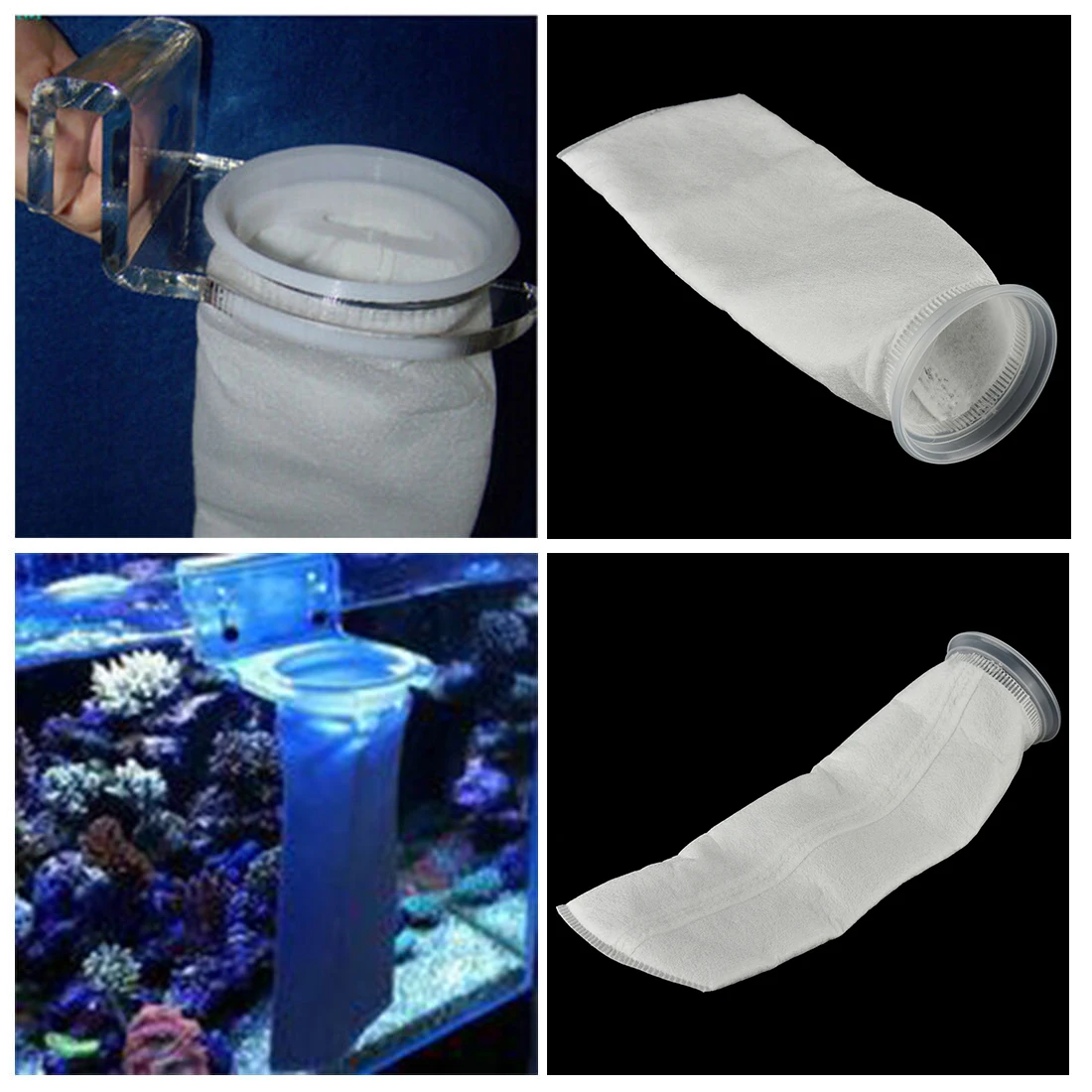 

Fish Tank Filter micron Bag Aquarium Canister Sponge Biochemical cotton bottom external Filtration system sump Felt Sock tools