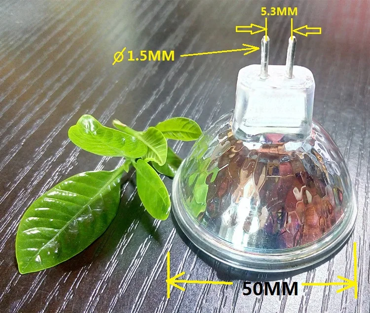 

MR16 Spotlight 24v Machine tool work light lathe mechanical equipment lighting 24V MR16 spotlight 50mm G5.3 Projector light bulb