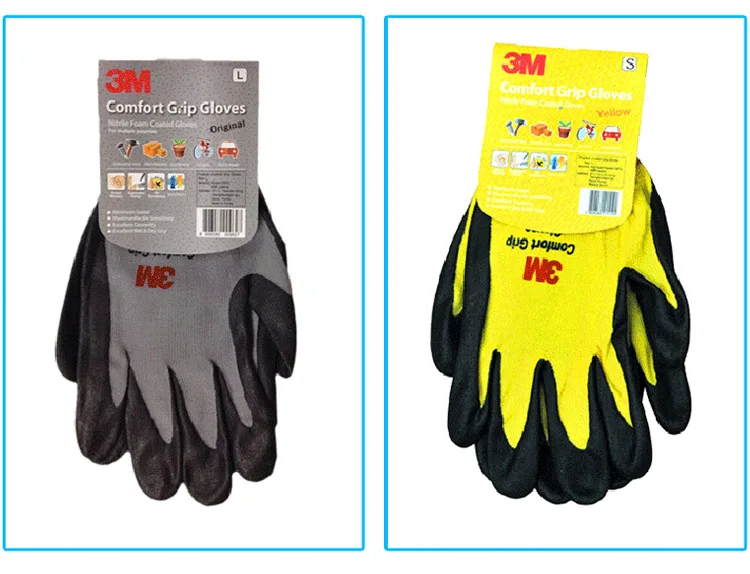 3M защитные рабочие перчатки Удобная нескользящая подошва-из нержавеющей стали защитные перчатки Цветной унисекс летние тонкие дышащие перчатки