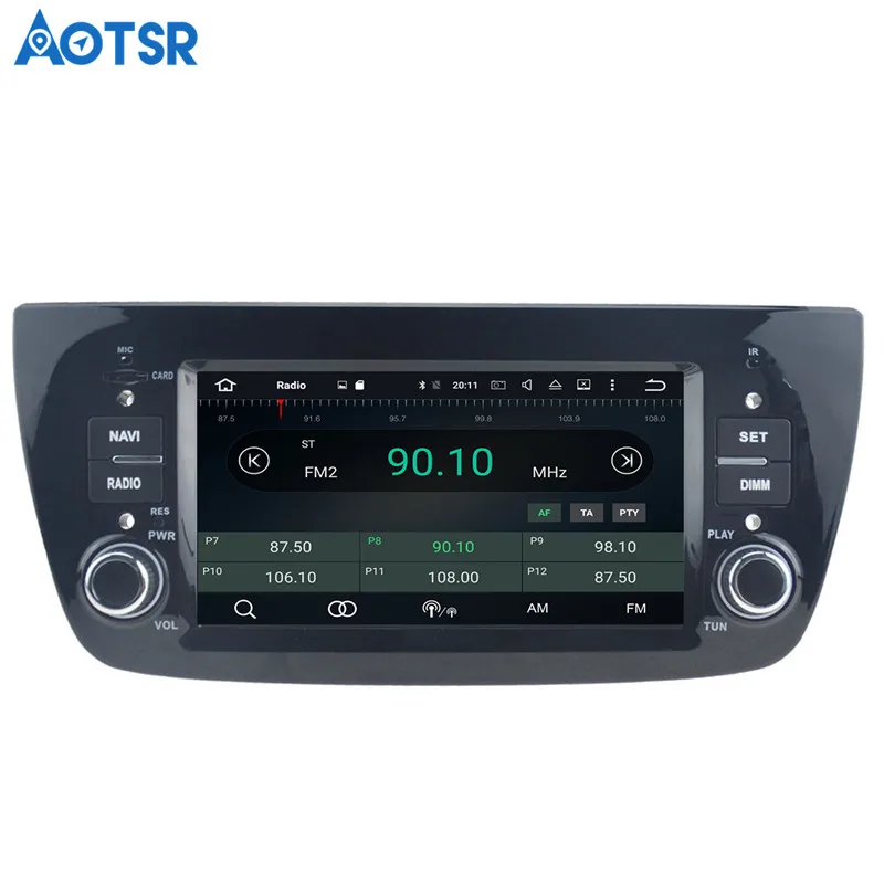 Clearance Aotsr Android 8.1 GPS navigation Car DVD Player For FIAT DOBLO/Opel Combo/Tour multimedia 2 din radio recorder 4GB+32GB 2GB+16GB 4