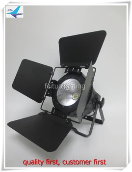 

2 pieces/lot led cob 150w warm white color led par 64 led cob par light with barn door