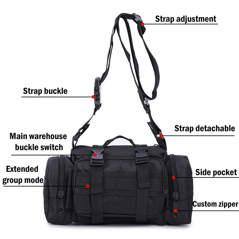 Puimentiua, уличная Военная тактическая сумка на плечо, водонепроницаемая нейлоновая походная Сумка для кемпинга, походная ручная сумка, военная сумка в стиле Bolsa, большая ВМЕСТИТЕЛЬНОСТЬ