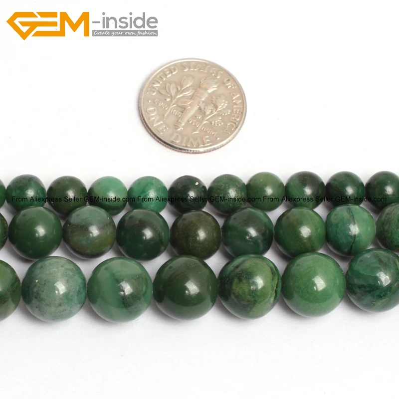 Бисер для изготовления ювелирных изделий Green Africa Jades 6 10 мм 15 дюймов сделай сам